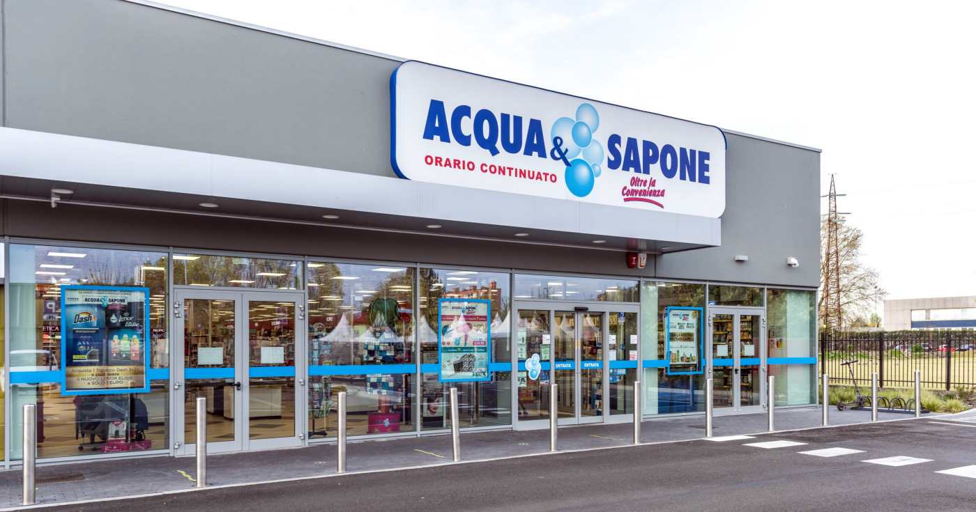Un punto vendita Acqua e Sapone di nuova apertura (repertorio)