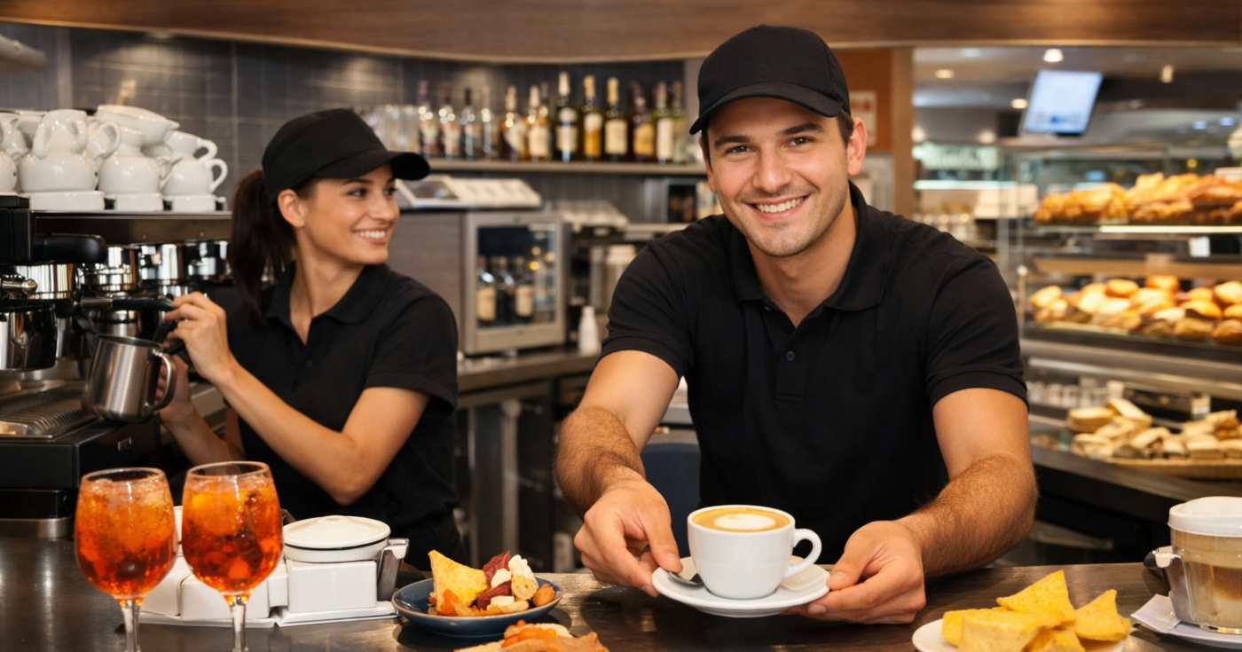 Due baristi al lavoro (repertorio)