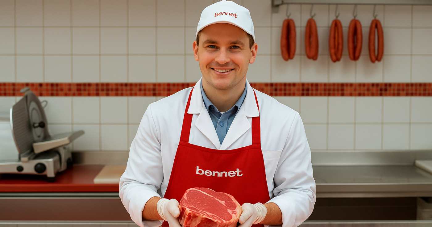 Uno specialista di macelleria Bennet (repertorio)