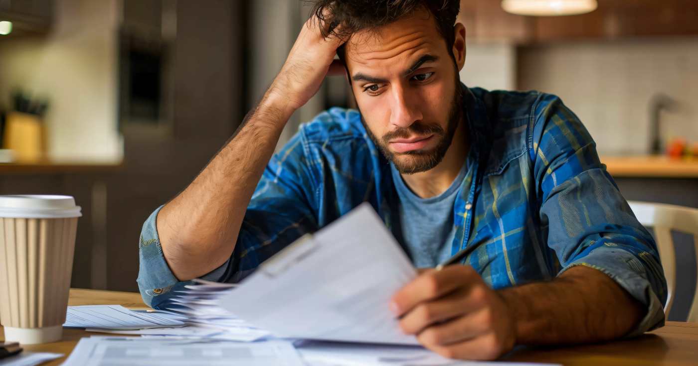 Un cittadino alle prese con una bolletta molto Un cittadino alle prese con una bolletta molto
