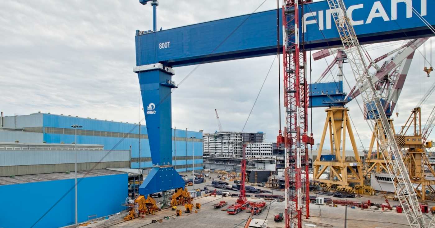 Lo stabilimento Fincantieri di Marghera (repertorio)