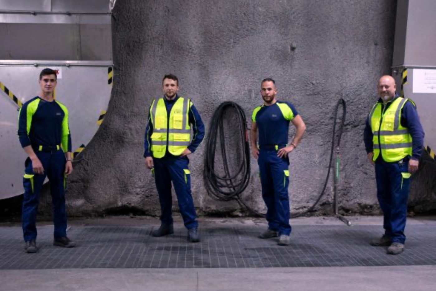 Un gruppo di tecnici IREN (repertorio)
