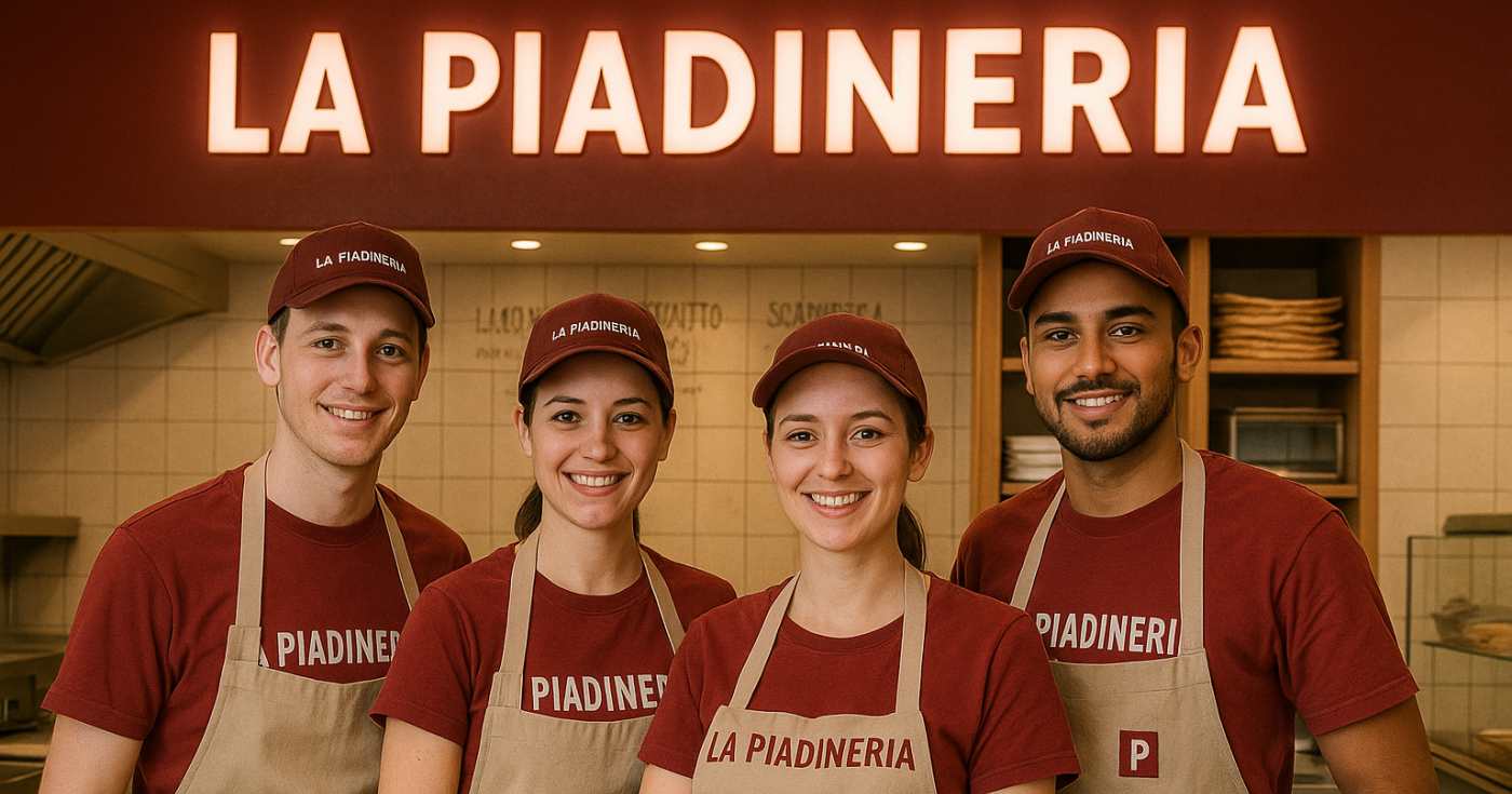 Un gruppo di addetti di un locale 