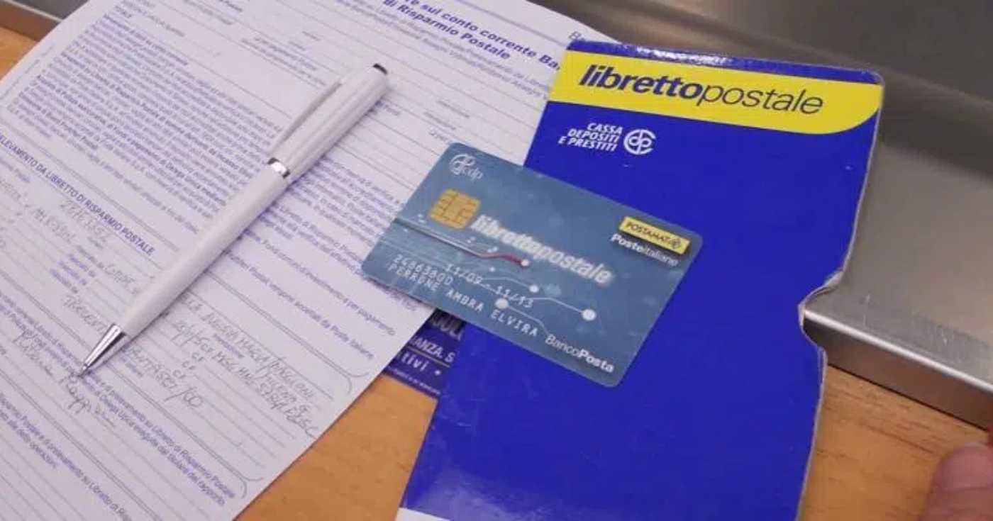 Il modulo per richiedere il libretto postale (repertorio)