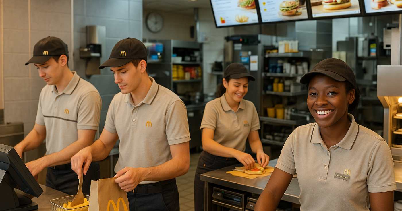 Addetti di un ristorante McDonald's (repertorio)