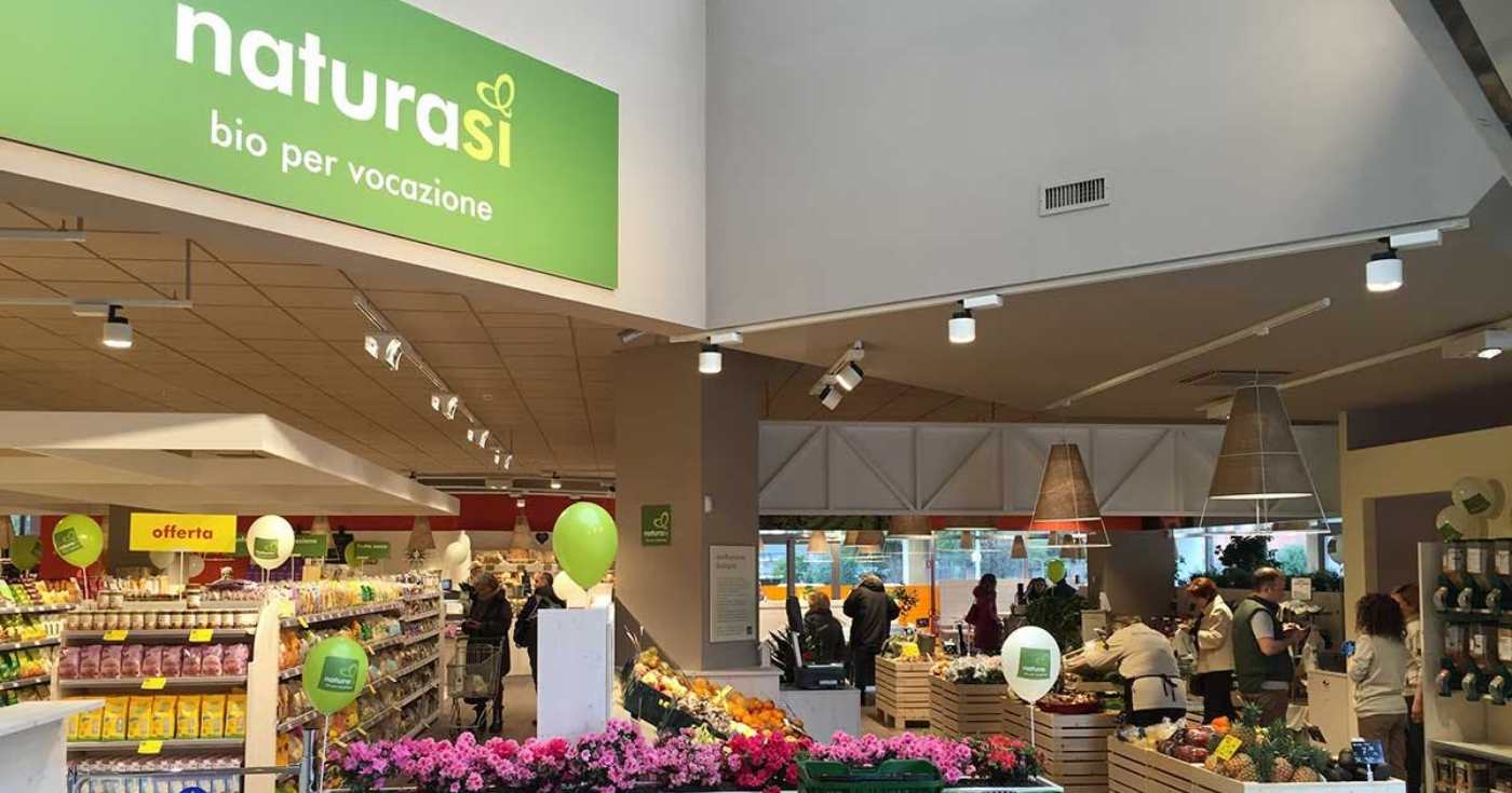 L'interno di un punto vendita Naturasì (repertorio)