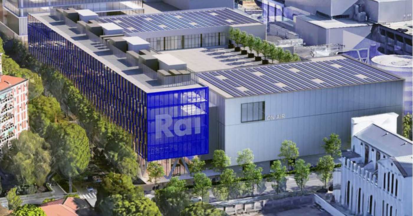 Il rendering della nuova sede Rai di Milano al Portello (repertorio)