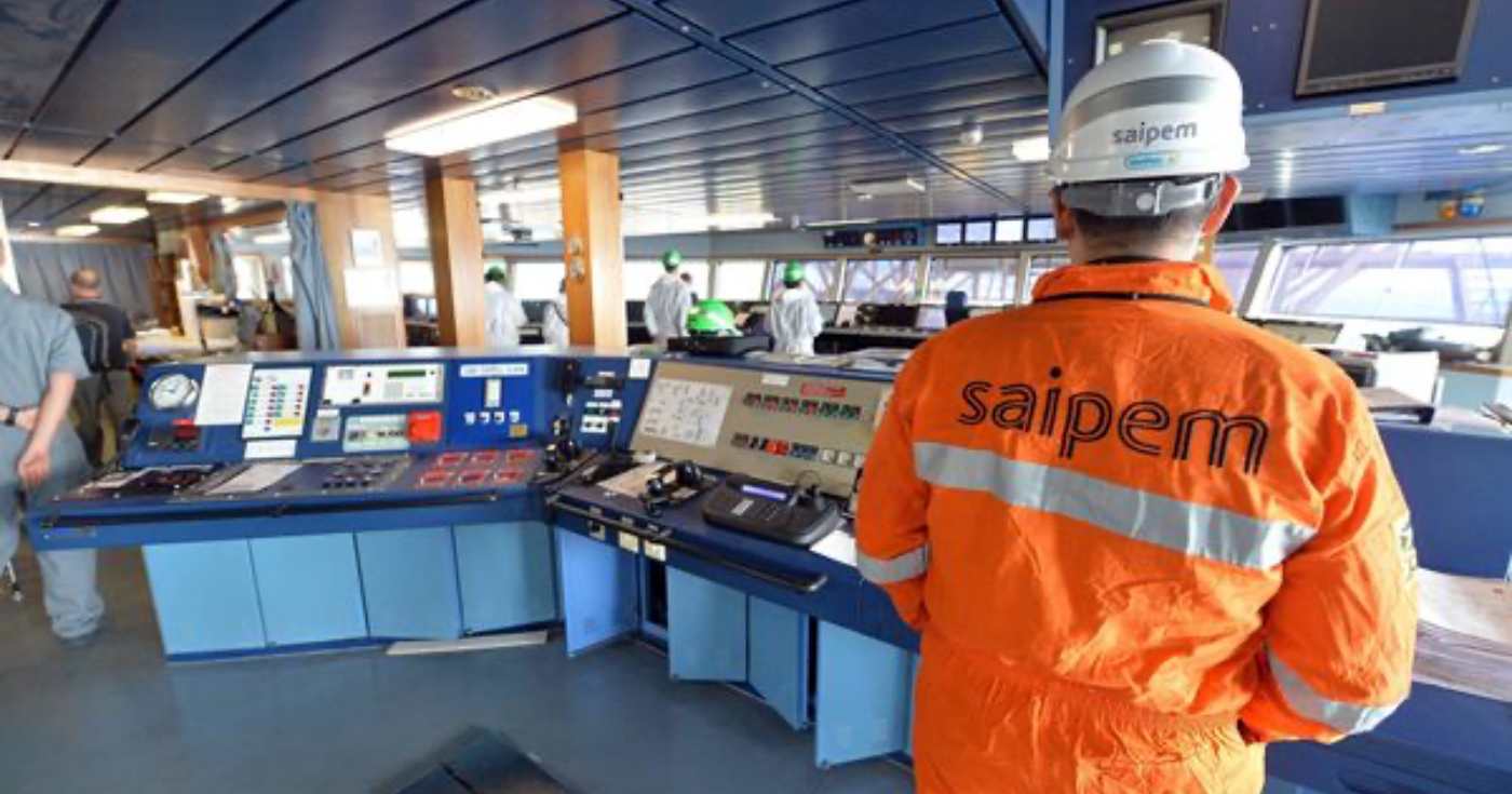 Un tecnico Saipem (repertorio)