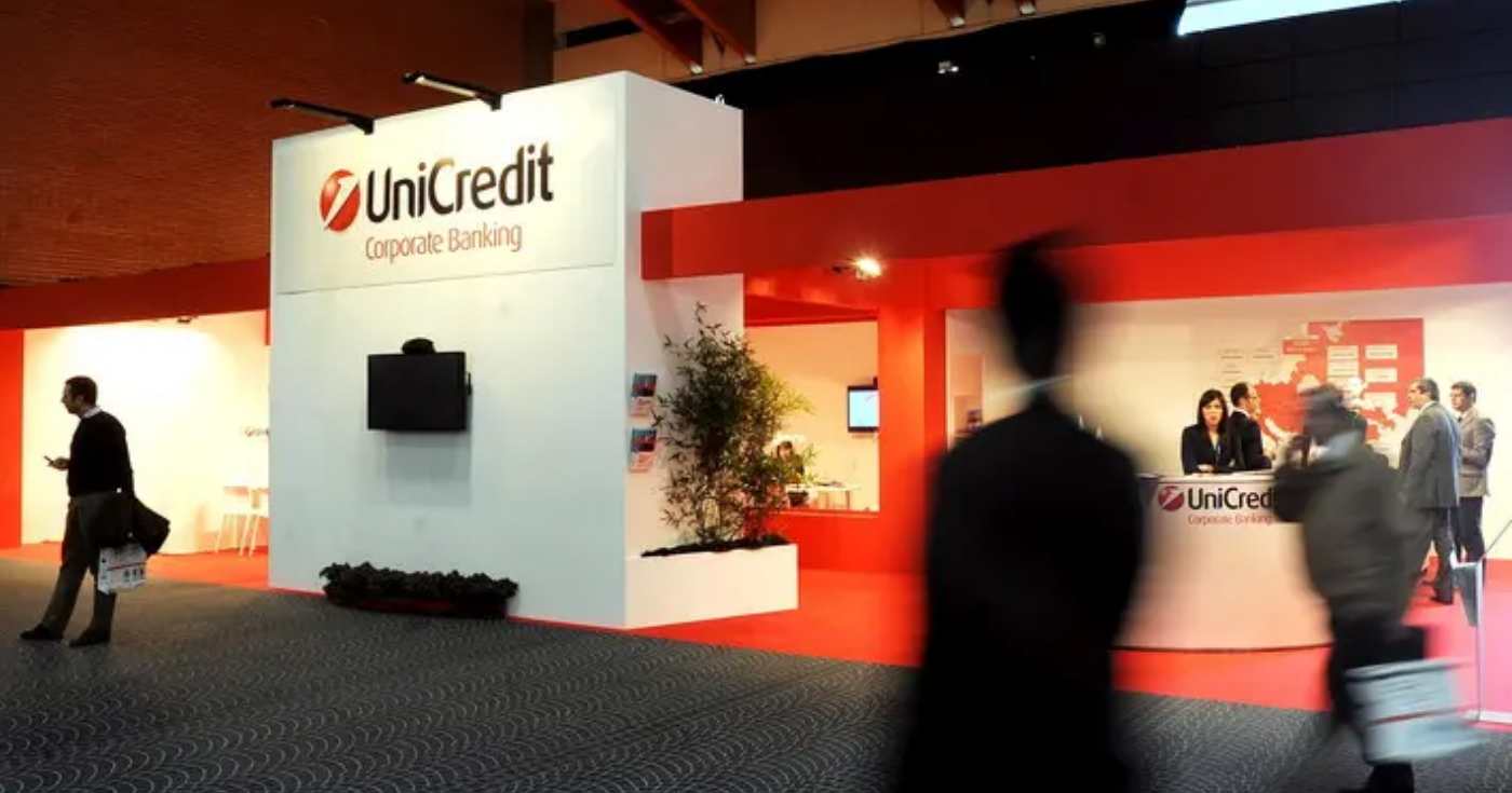 Una sede Unicredit in Italia (repertorio)